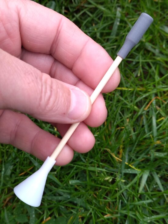 Punta roma de dardo para cerbatana - Se enrosca en un vástago de 3 mm - 1/8" - Romo"