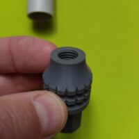 Vrille et insert support de canne pour pique sur mesure | Pique vrille 3Dpecheur
