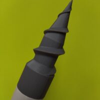 Vrille et insert support de canne pour pique sur mesure | Pique vrille 3Dpecheur