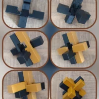 Casse-tête "la croix du charpentier" - puzzle imprimable en 3D