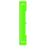 Porte d'entrée anti-frelons 5,5 mm pour ruchette - imprimable 3D | 250x40 mm