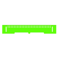 Porte d'entrée anti-frelons 5,5 mm pour ruchette - imprimable 3D | 250x40 mm