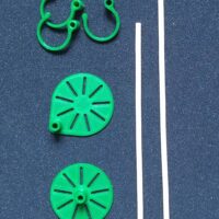 Tuteur + base pour pot de semis, de bouturage