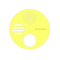 Disque d'entrée 4 positions pour ruchette, nuclei et ruche - Ø 125mm