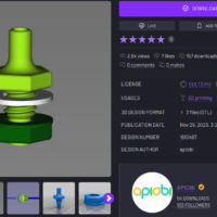 Passage de filament pour boîte de séchage | Raccord PTFE