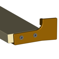 Rallonge planche d'envol plancher Nicot | Apiculture 3D | RPE-18mm