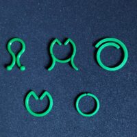 Lot de clips polyvalents  – 5 attaches multi-usages pour plantes, câbles et bricolage