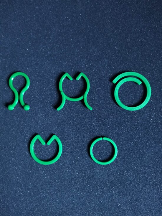 Lot de clips polyvalents  – 5 attaches multi-usages pour plantes, câbles et bricolage