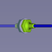 Passage de filament pour boîte de séchage | Raccord PTFE