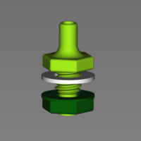 Passage de filament pour boîte de séchage | Raccord PTFE