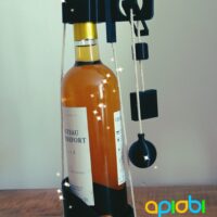 Casse-tête de la bouteille de vin prisonnière | Impression 3D