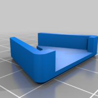 Bed strain relief for silicone spacer - Ender 3 Pro support cable hotbed