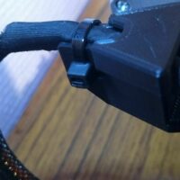 Bed strain relief for silicone spacer - Ender 3 Pro support cable hotbed