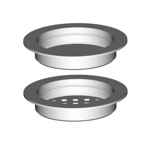 Inner cover plugs for 5 cm diameter hole, with and without ventilation, beekeeping, 3D printing, apiobi Frame Cover Plugs for 5 cm Holes | With and Without Ventilation | 3D Beekeeping