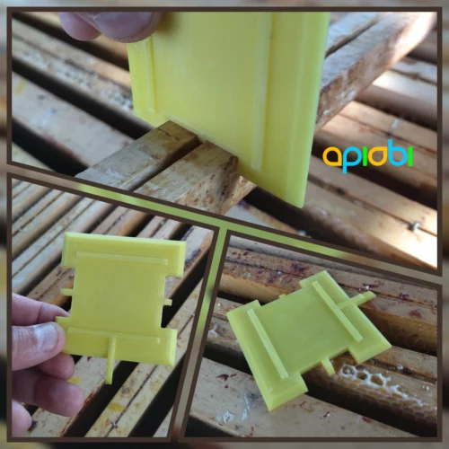 rascador para ranuras del marco de la colmena, apicultura 3D, herramienta, STL, impresora 3D, Apiobi Rascador para ranuras de cuadros | Herramienta de limpieza 4 en 1 | Apicultura 3D
